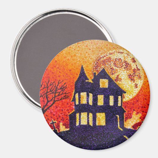 Pointillism Magnet Magneet (Voorkant / Achterkant)