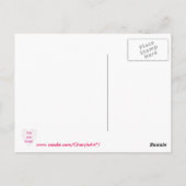 Pointillisme Coeur Vous êtes aimé Cartes postales (Dos)