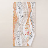 Pointillisme Wavy Polka : Doux Doux Textile (Serviette de bain)