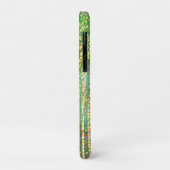 Pointilliste arbres Coque-Mate coque iphone (Dos/Gauche)
