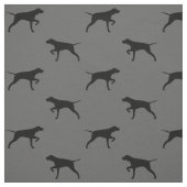 Pointing Pointer Dog Silhouettes Stof (Swatch)