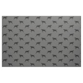 Pointing Pointer Dog Silhouettes Stof (Fat Quarter)