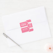 Pointing vers l'amour Sauvez les Stickers Date (Enveloppe)