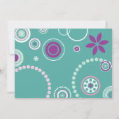 POINTS ABSTRAITS Invitation de mariage abstraite (Dos)