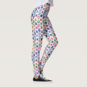 Points arc-en-ciel Wonky Leggings (Droite)