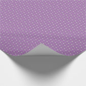 Points argentés sur papier cadeau violet (Coin)