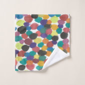 Points artistiques Abstraits (Gant de toilette)