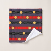 Points Bandes Chevron (Gant de toilette)