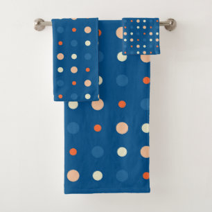 Points blancs, blancs et oranges