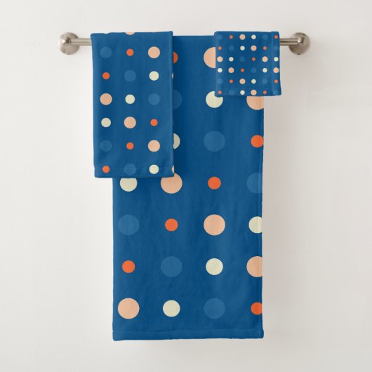 Points blancs, blancs et oranges (En situation)