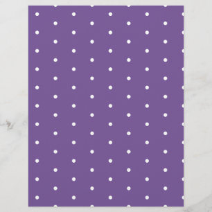 Points blancs sur papier mauve