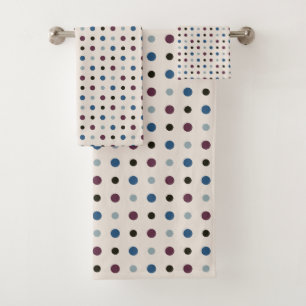 Points bleus et magenta