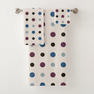 Points bleus et magenta