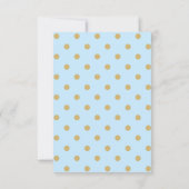 Points Bleus et Or Royal Crown Prince Carte de rem (Dos)