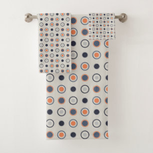 points bleus et oranges
