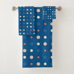 points bleus et oranges
