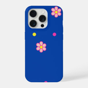 points bleus floraux