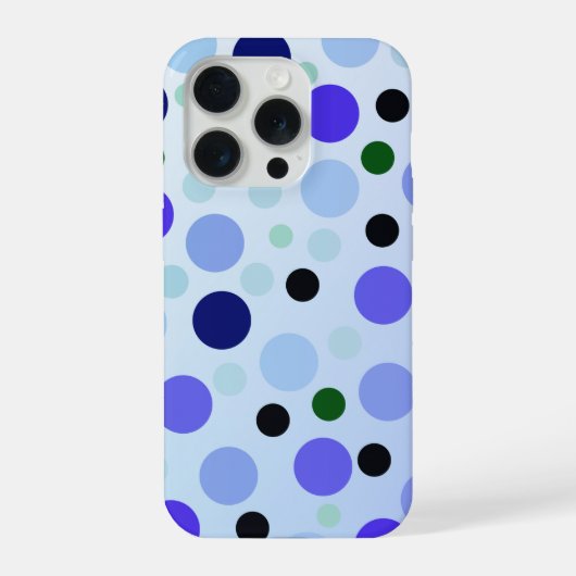 Points Bleus Violets Et Verts, (Verso)