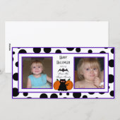 Points Carte photo d'Halloween (Devant / Derrière)