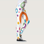 Points Cercle colorés Leggings (Droite)
