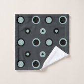 Points charbon et cendres (Gant de toilette)