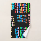 Points colorés (Serviette à main)