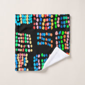Points colorés (Gant de toilette)