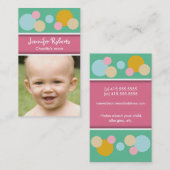 Points colorés de carte de maman (Devant / Derrière)