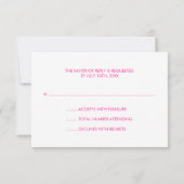 Points Confetti Bat mitzvah rose chaud RSVP (Dos)