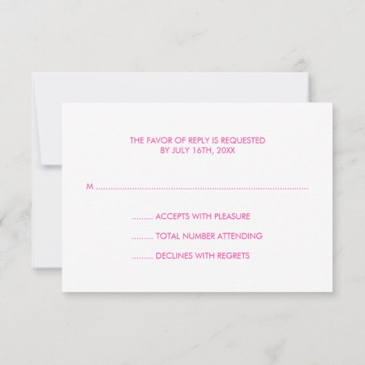 Points Confetti Bat mitzvah rose chaud RSVP (Dos)