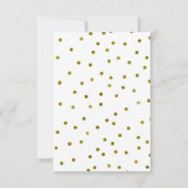 Points Confetti de Ballons d'or Carte de remerciem (Dos)