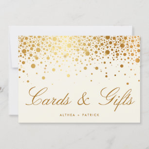 Points Confetti Faux Gold Foil   Cartes et cadeaux