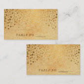 Points Confetti Or Élégants | Cartes Vintages (Devant / Derrière)