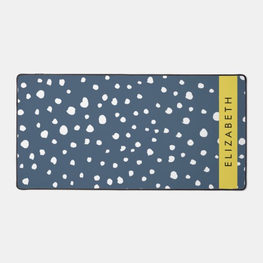 Points Dalmatiens Bleus De La Marine, Spots, Dotés (Recto)