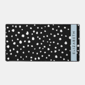 Points dalmatiens, Spots, Noir et Blanc, Votre nom (Recto)