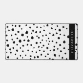 Points dalmatiens, Spots, Noir et Blanc, Votre nom (Recto)