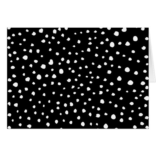 Points dalmatiens, Zones dalmatiennes, Noir et Bla (Devant horizontal)
