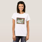 POINTS DANS LE T-SHIRT STABLE, CHEVAL ET POULET (Devant entier)
