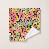 Points d'aquarelle colorés Abstraits (Gant de toilette)