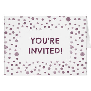 Points d'aquarelle de la betterave Confetti Invita