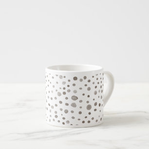 Points d'aquarelle Earth Confetti Espresso Mug