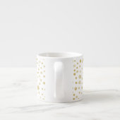 Points d'aquarelle safran Confetti Espresso Mug (Dos)