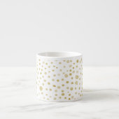 Points d'aquarelle safran Confetti Espresso Mug (Devant)