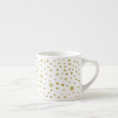 Points d'aquarelle safran Confetti Espresso Mug (Droite)
