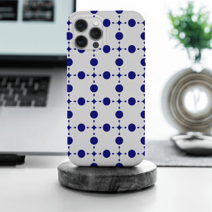 Points de bleu marine, Motif à pois, Pois