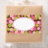 Points de citron de fraise personnalisés Étiquette (En situation)