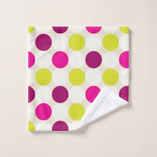 Points de couleur (Gant de toilette)