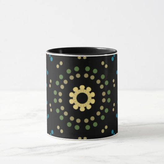 Points de couleur circulaire Mug combo (Centre)