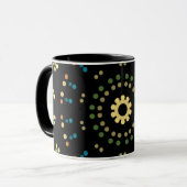 Points de couleur circulaire Mug combo (Devant gauche)