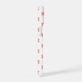 Points de croix pêche sur fond blanc (Côté droit)